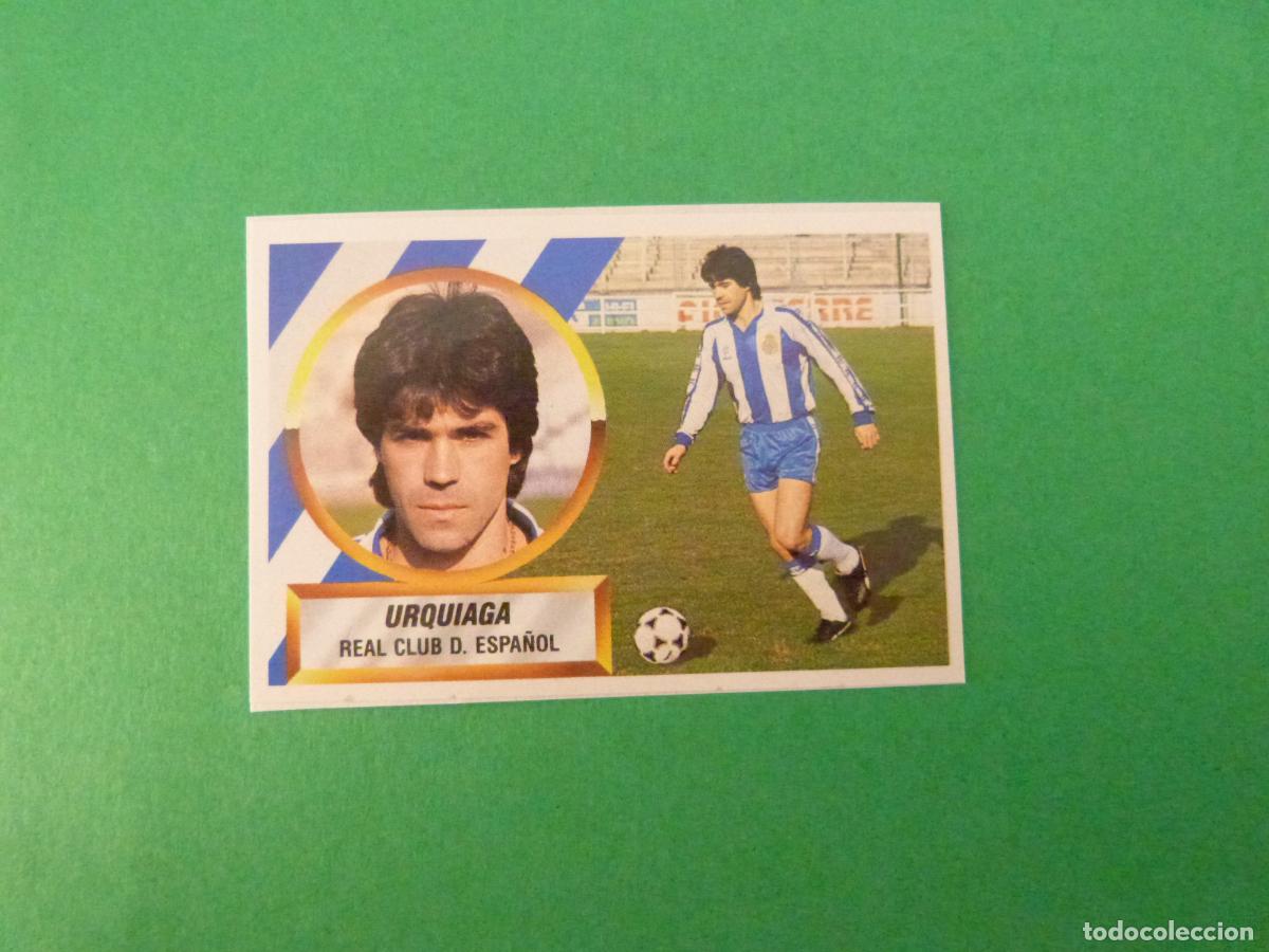 Cromos de f&uacute;tbol: CROMO FUTBOL URQUIAGA R.C.D. ESPA&Ntilde;OL-ESPANYOL RECORTADO N&ordm; 4 LIGA ESTE 1988-1989/88-89