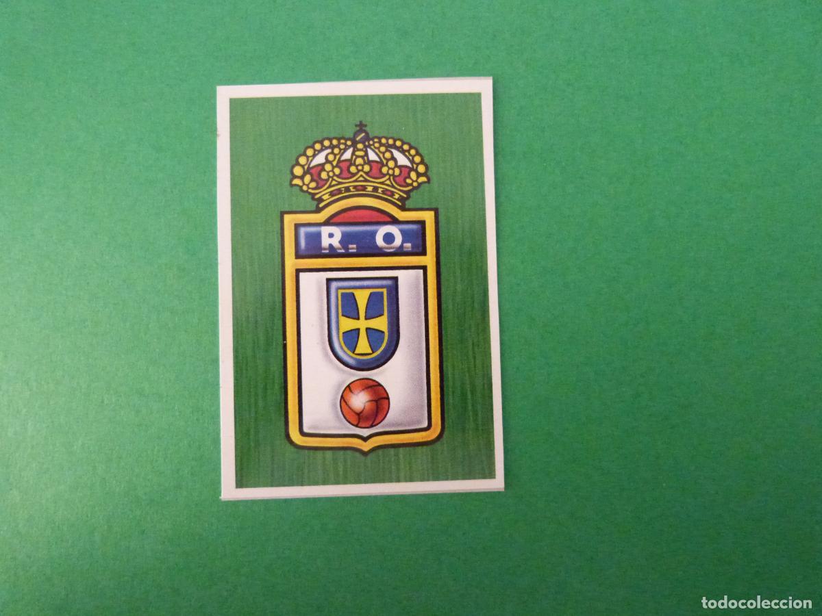 Cromos de f&uacute;tbol: CROMO FUTBOL ESCUDO REAL OVIEDO C.F. RECORTADO LIGA ESTE 1988-1989/88-89