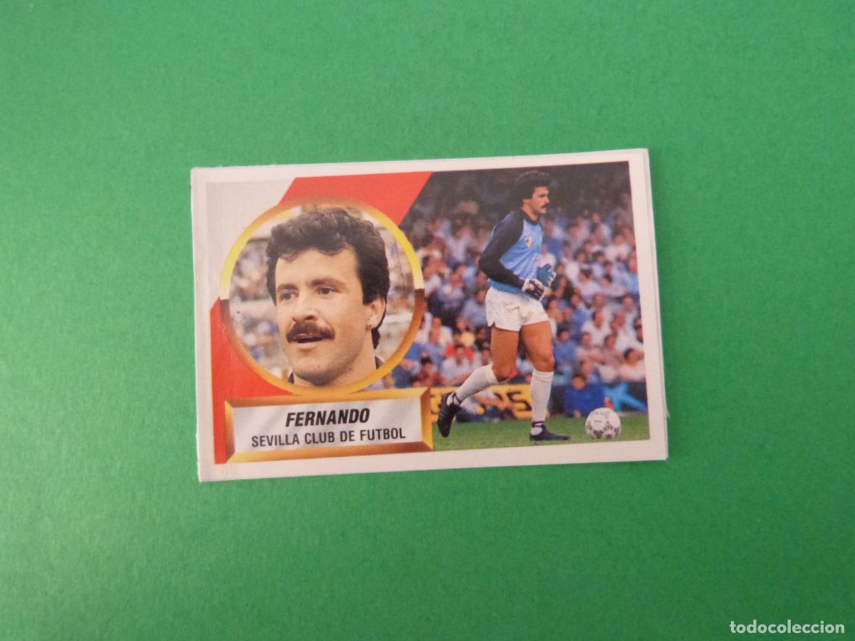 Cromos de f&uacute;tbol: CROMO FUTBOL FERNANDO SEVILLA F.C. RECORTADO N&ordm; 1 LIGA ESTE 1988-1989/88-89