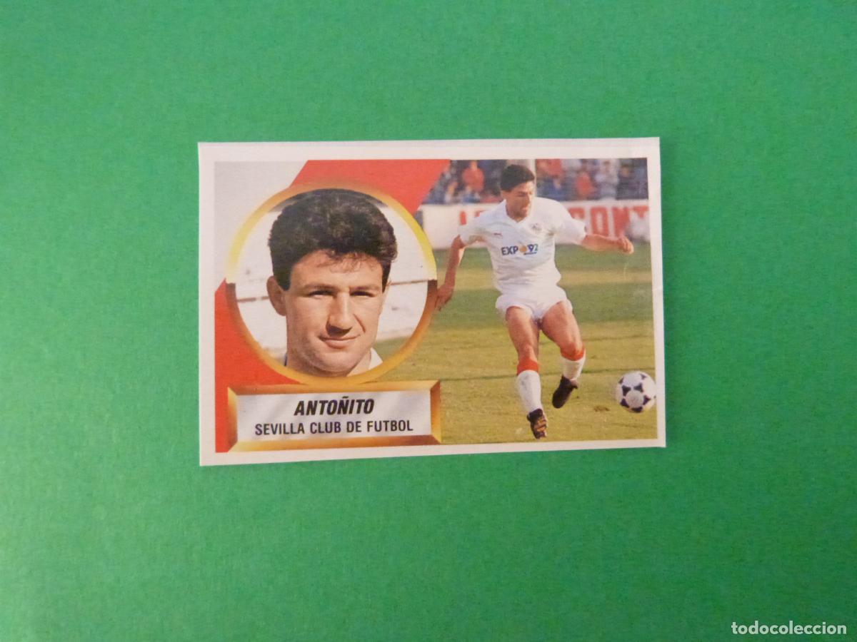 Cromos de f&uacute;tbol: CROMO FUTBOL ANTO&Ntilde;ITO SEVILLA F.C. RECORTADO N&ordm; 16 A LIGA ESTE 1988-1989/88-89