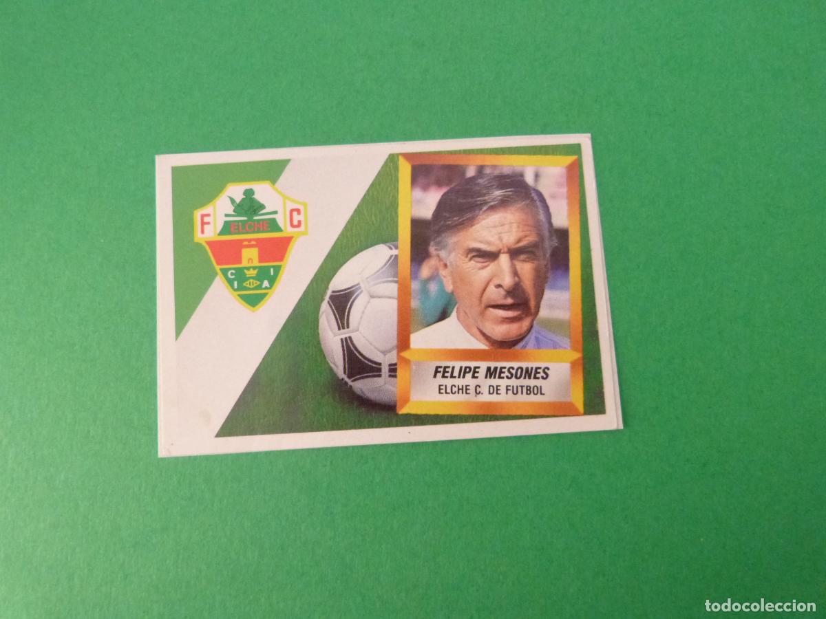 Cromos de f&uacute;tbol: CROMO FUTBOL FELIPE MESONES ELCHE C.F. RECORTADO LIGA ESTE 1988-1989/88-89