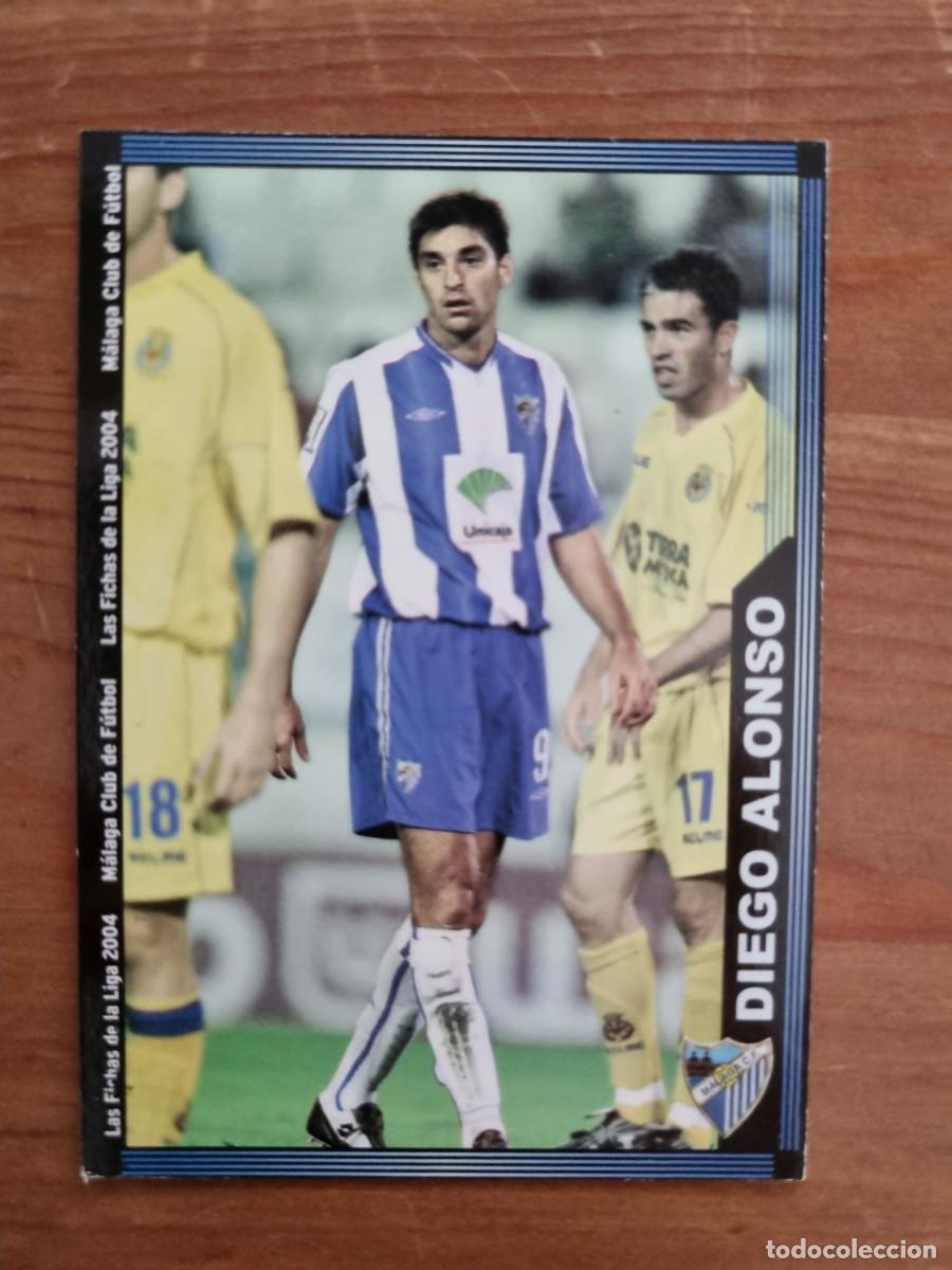 Cromos de f&uacute;tbol: 583+ DIEGO ALONSO (M&aacute;laga CF) &Uacute;LTIMA HORA. Las Fichas de la Liga 2003 2004 03 04 (Mundicromo)