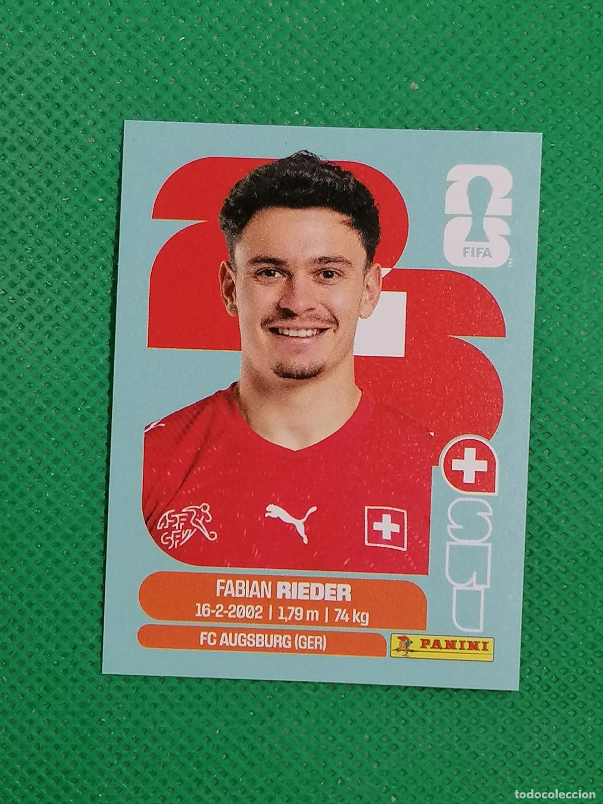 Cromos de f&uacute;tbol: SUI 12 SUI12 FABIAN RIEDER SUIZA ⚽ PANINI FIFA MUNDIAL WORLD CUP 26 2026 STICKER ⚽