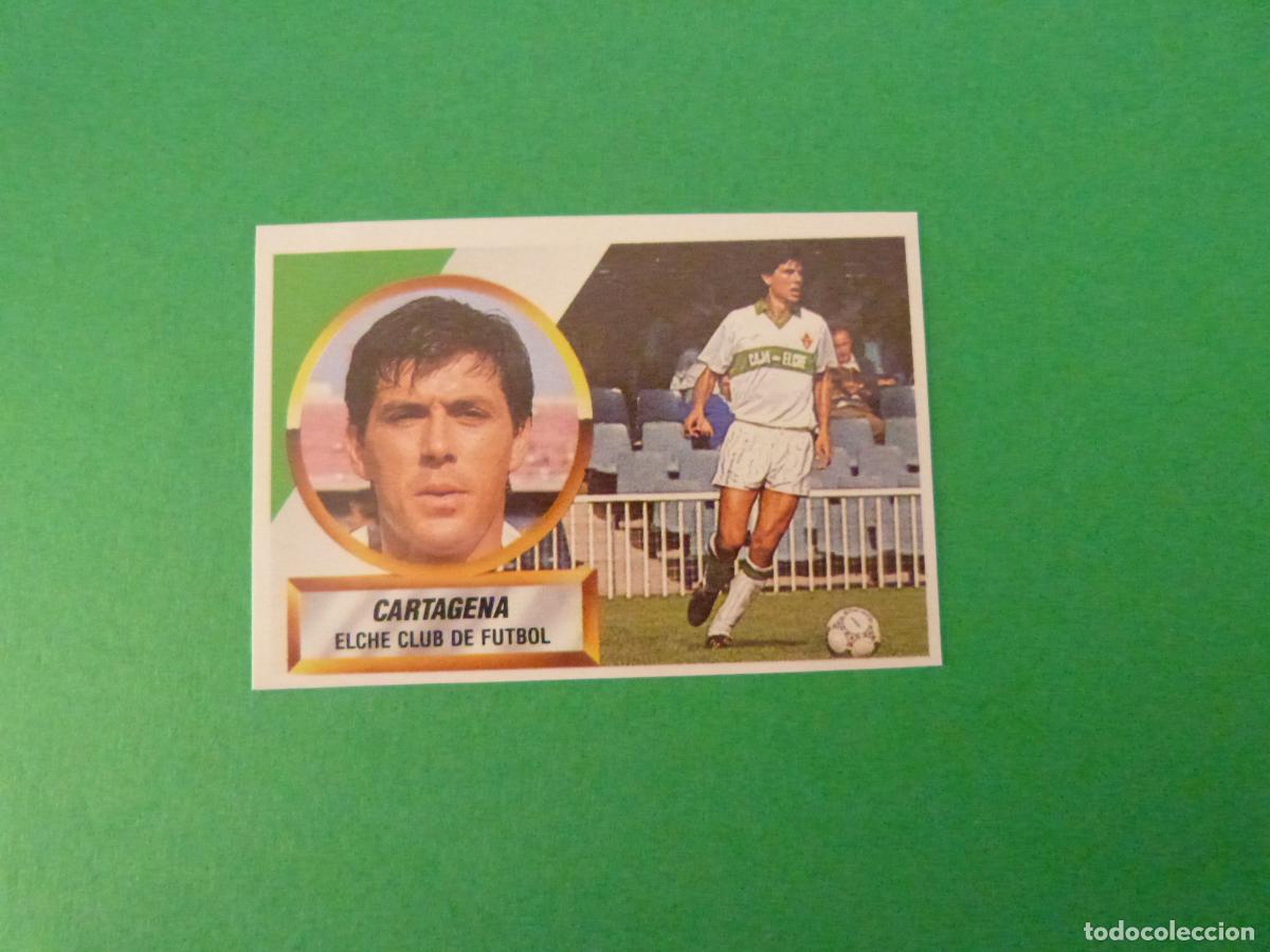 Cromos de f&uacute;tbol: CROMO FUTBOL CARTAGENA ELCHE C.F. RECORTADO N&ordm; 5 LIGA ESTE 1988-1989/88-89