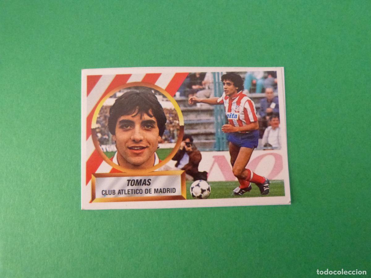 Cromos de f&uacute;tbol: CROMO FUTBOL TOMAS ATLETICO DE MADRID RECORTADO N&ordm; 3 LIGA ESTE 1988-1989/88-89