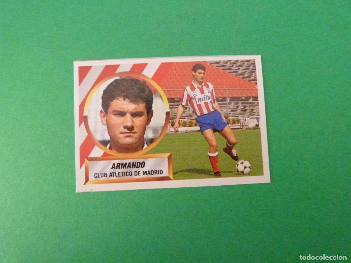 Cromos de f&uacute;tbol: CROMO FUTBOL ARMANDO ATLETICO DE MADRID RECORTADO N&ordm; 4 B LIGA ESTE 1988-1989/88-89