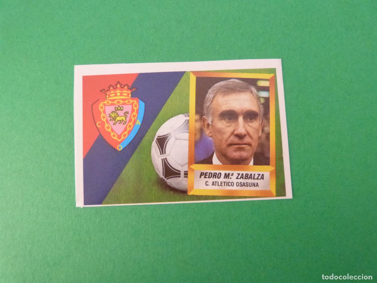 Cromos de f&uacute;tbol: CROMO FUTBOL PEDRO M&ordf; ZABALZA AT. OSASUNA RECORTADO LIGA ESTE 1988-1989/88-89