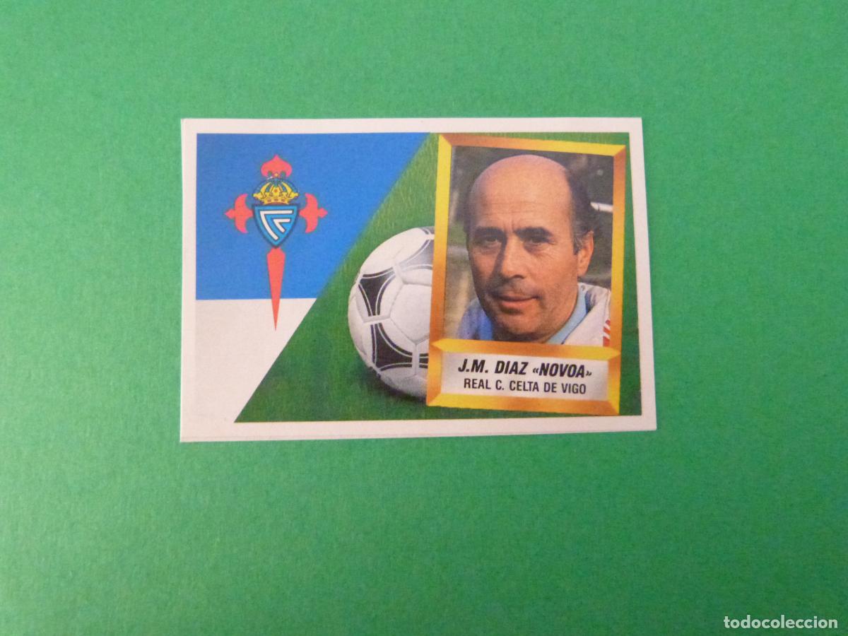 Cromos de f&uacute;tbol: CROMO FUTBOL J.M. DIAZ NOVOA CELTA DE VIGO RECORTADO LIGA ESTE 1988-1989/88-89