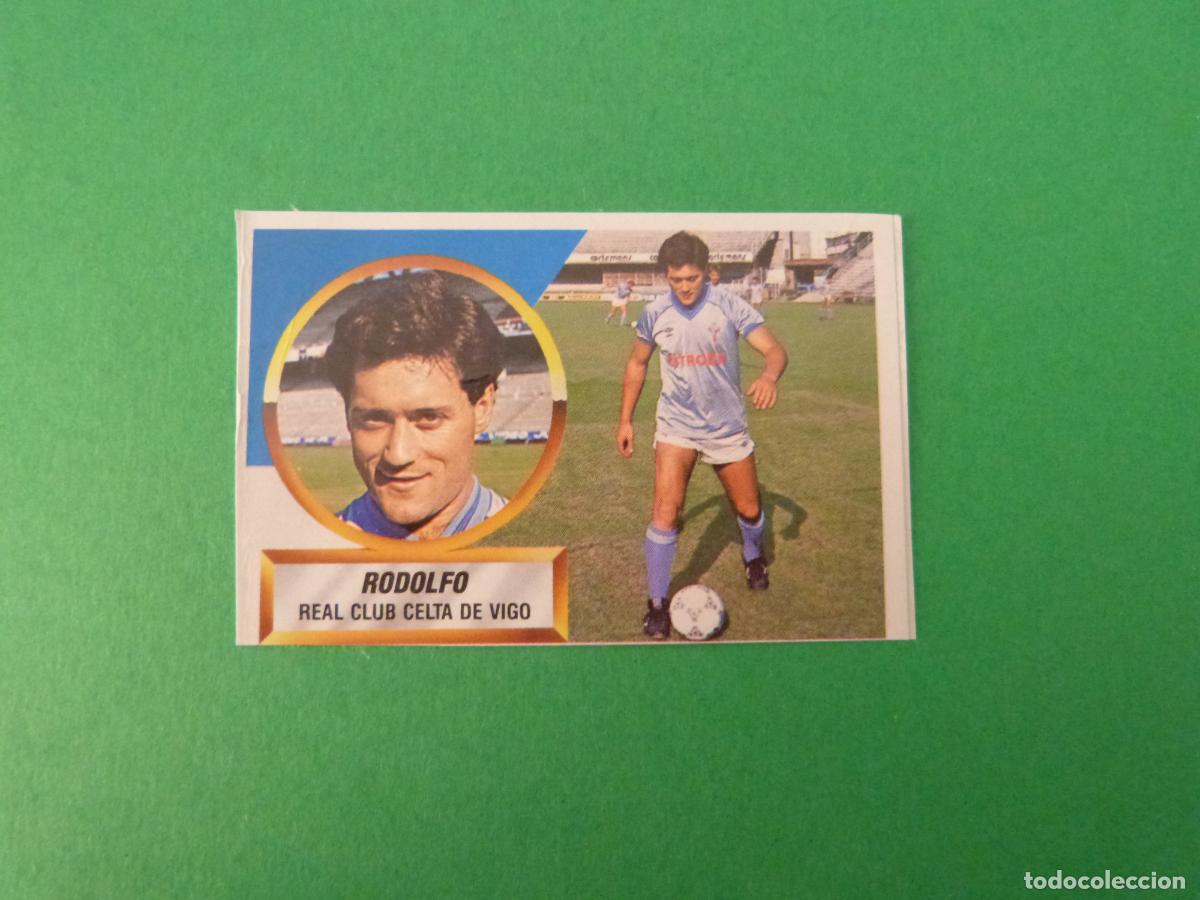 Cromos de f&uacute;tbol: CROMO FUTBOL RODOLFO CELTA DE VIGO RECORTADO N&ordm; 10 LIGA ESTE 1988-1989/88-89