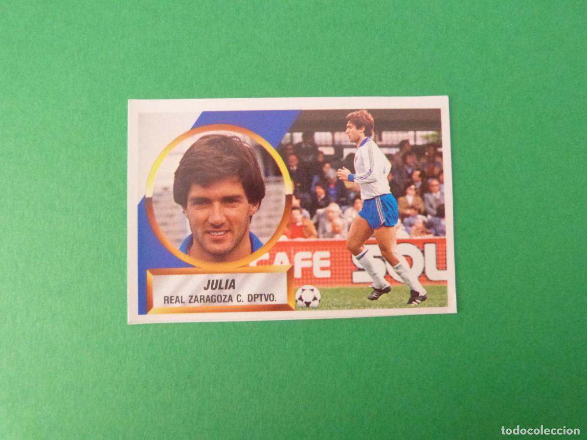 Cromos de f&uacute;tbol: CROMO FUTBOL JULIA REAL ZARAGOZA RECORTADO N&ordm; 7 LIGA ESTE 1988-1989/88-89