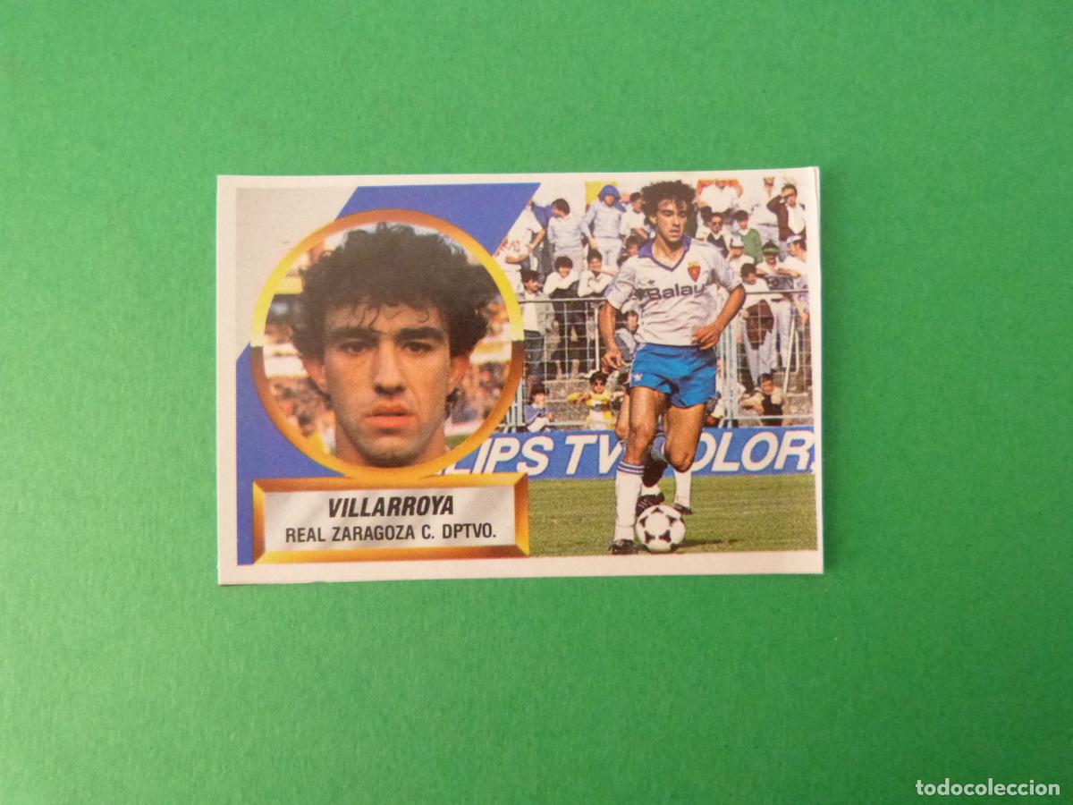 Cromos de f&uacute;tbol: CROMO FUTBOL VILLARROYA REAL ZARAGOZA RECORTADO N&ordm; 11 LIGA ESTE 1988-1989/88-89
