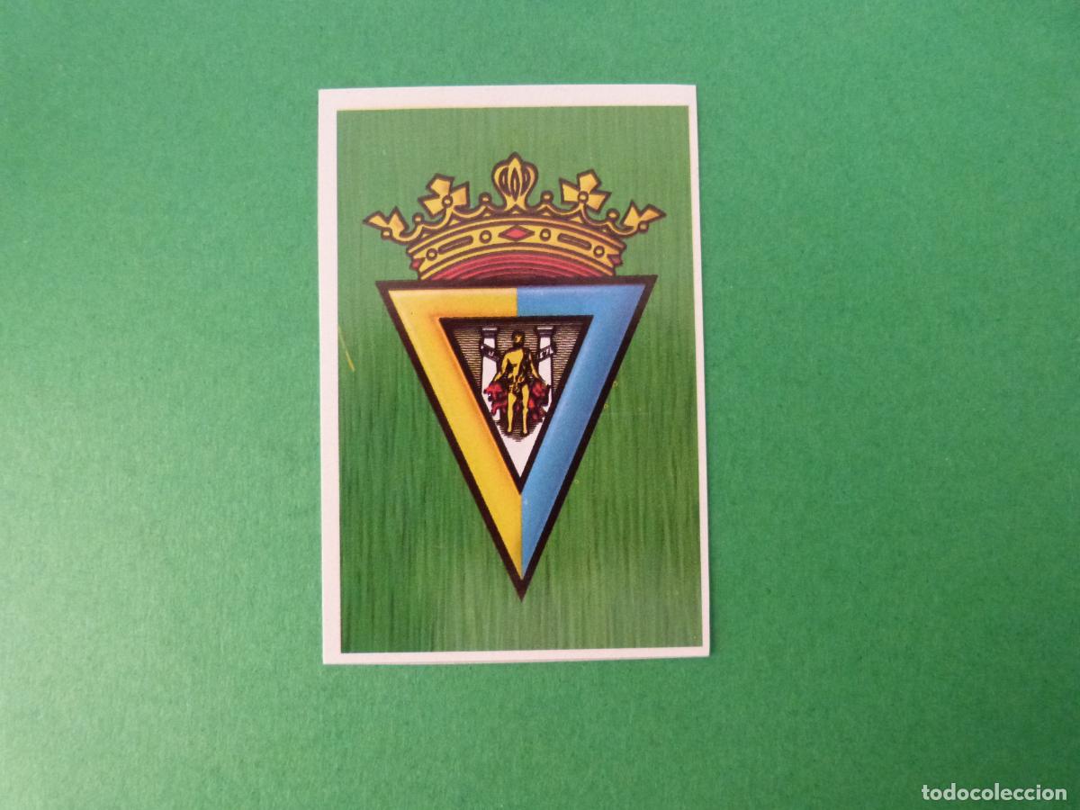 Cromos de f&uacute;tbol: CROMO FUTBOL ESCUDO CADIZ C.F. RECORTADO LIGA ESTE 1988-1989/88-89