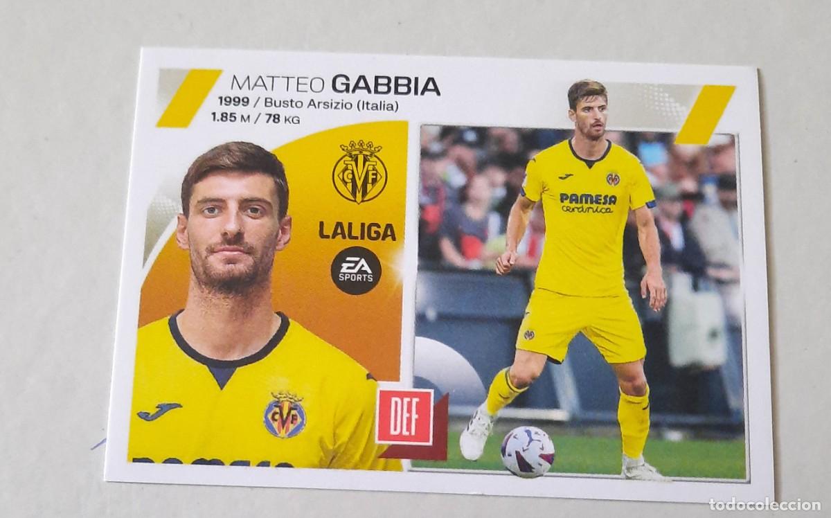 Cromos de f&uacute;tbol: N&deg;10 BIS Gabbia Villareal CF,Este Panini 2024-25