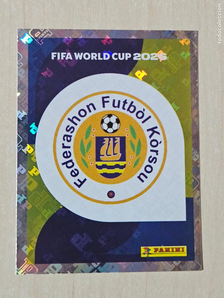 Cromos de f&uacute;tbol: CROMO CUW1 CUW 1 ESCUDO CURACAO - MUNDIAL FIFA WORLD CUP 2026 STICKER PANINI SIN PEGAR