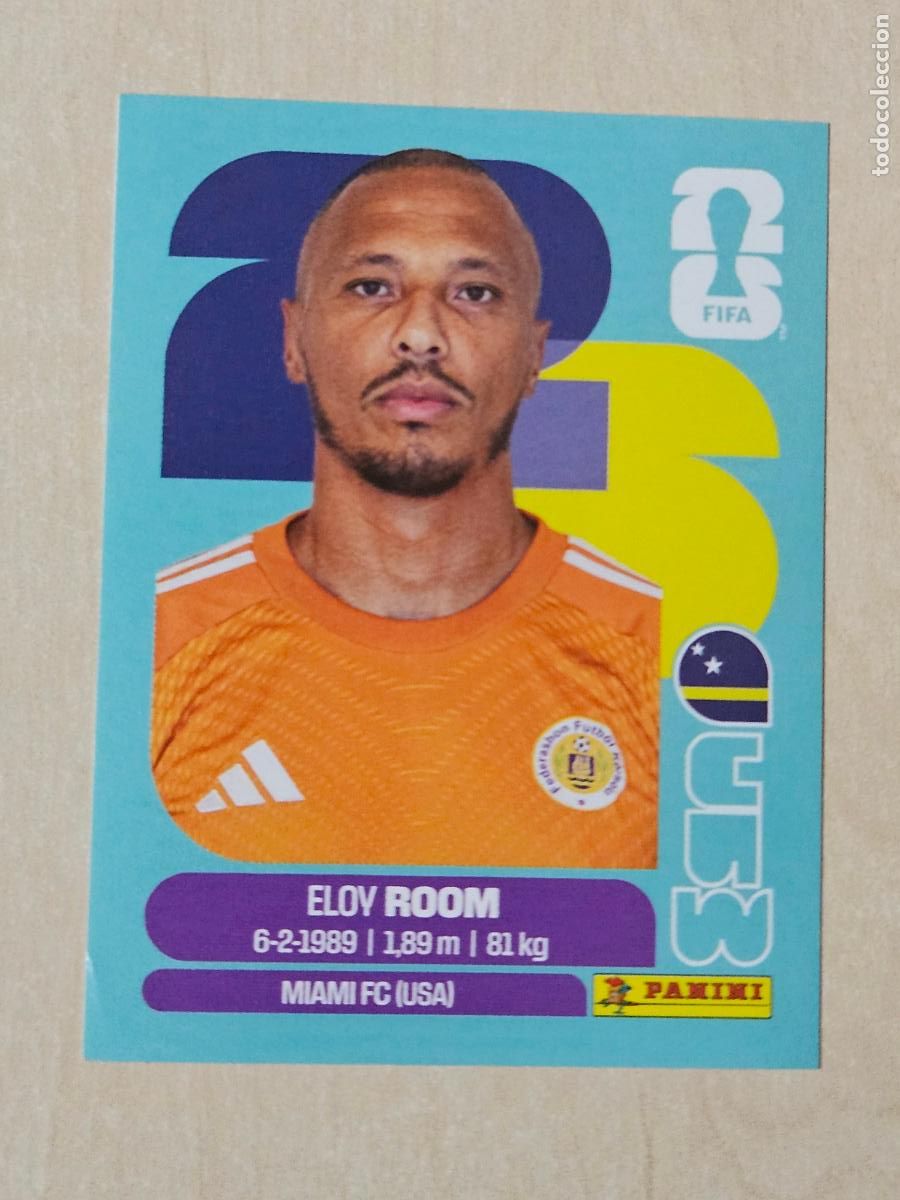 Cromos de f&uacute;tbol: CROMO CUW2 CUW 2 ELOY ROOM - MUNDIAL FIFA WORLD CUP 2026 STICKER PANINI SIN PEGAR