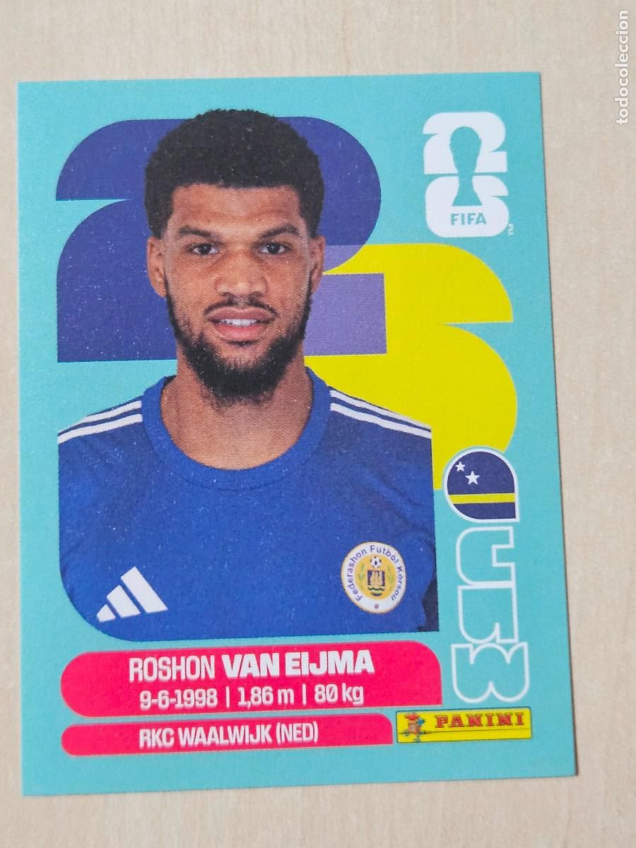 Cromos de f&uacute;tbol: CROMO CUW7 CUW 7 VAN EIJMA - MUNDIAL FIFA WORLD CUP 2026 STICKER PANINI SIN PEGAR