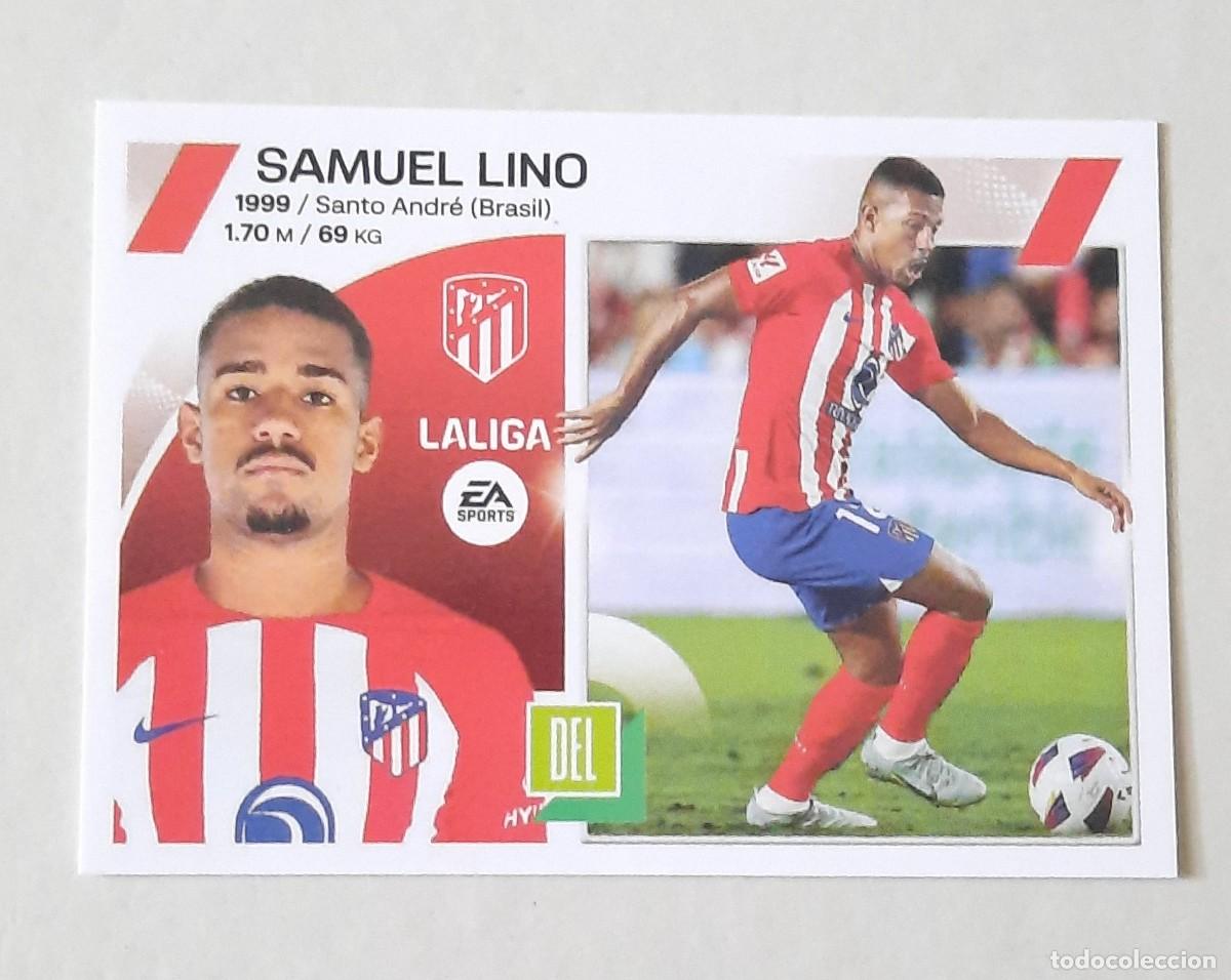 Cromos de f&uacute;tbol: N&deg;17 BIS Samuel Lino Atl&eacute;tico Madrid,Este Panini 2024-25