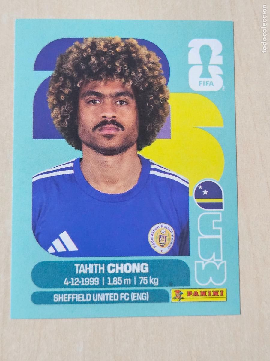 Cromos de f&uacute;tbol: CROMO CUW14 CUW 14 TAHITH CHONG - MUNDIAL FIFA WORLD CUP 2026 STICKER PANINI SIN PEGAR