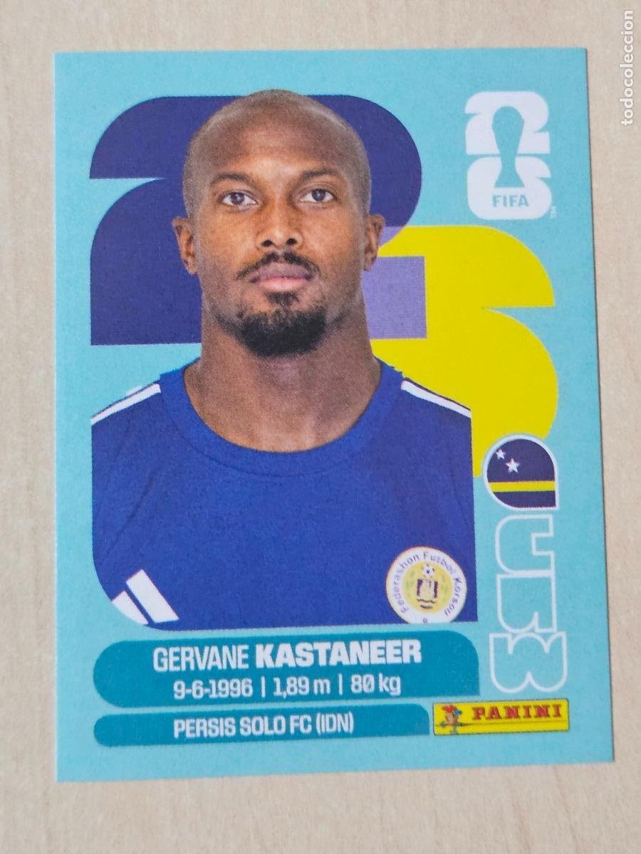 Cromos de f&uacute;tbol: CROMO CUW19 CUW 19 GERVANE KASTANEER - MUNDIAL FIFA WORLD CUP 2026 STICKER PANINI SIN PEGAR