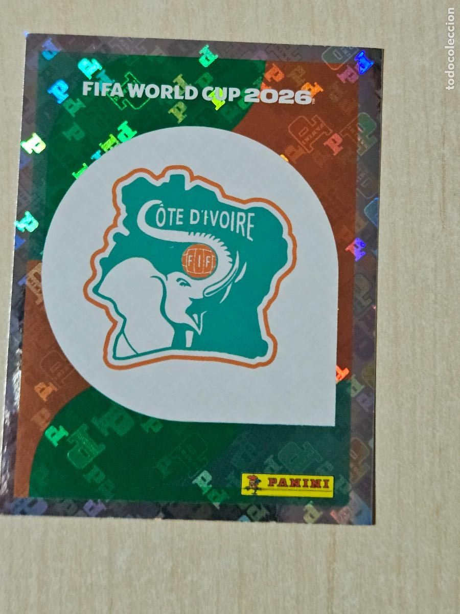 Fu&szlig;ball-Sticker: CROMO CIV1 CIV 1 ESCUDO COSTA DE MARFIL - MUNDIAL FIFA WORLD CUP 2026 STICKER PANINI SIN PEGAR