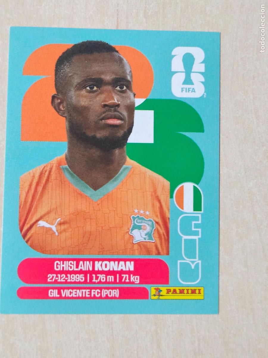 Cromos de f&uacute;tbol: CROMO CIV3 CIV 3 KONAN COSTA DE MARFIL - MUNDIAL FIFA WORLD CUP 2026 STICKER PANINI SIN PEGAR