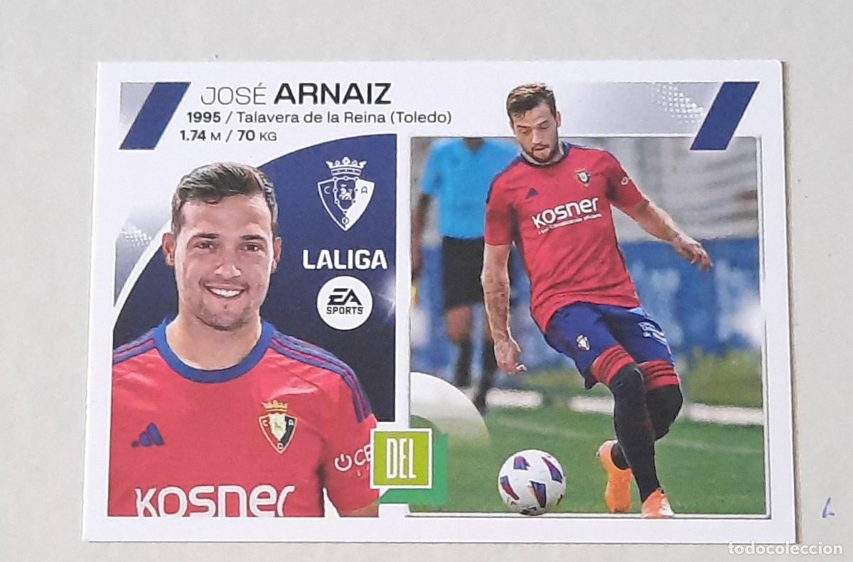 Cromos de f&uacute;tbol: N&deg;18 Arnaiz CA Osasuna,Este Panini 2024-25