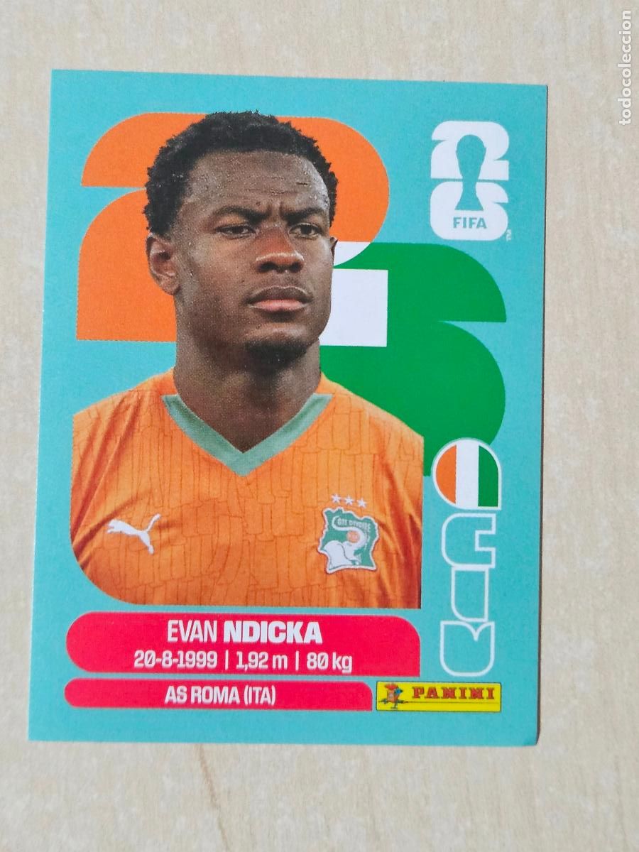 Cromos de f&uacute;tbol: CROMO CIV6 CIV 6 NDICKA COSTA DE MARFIL - MUNDIAL FIFA WORLD CUP 2026 STICKER PANINI SIN PEGAR