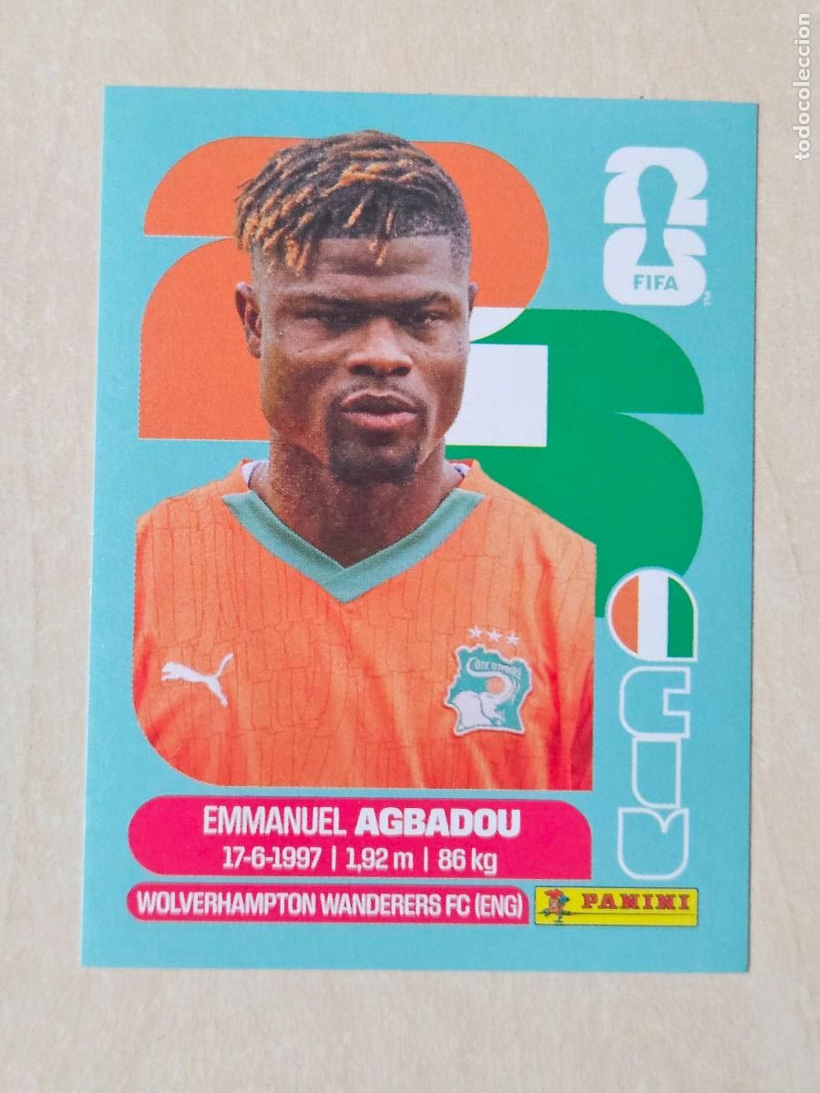 Cromos de f&uacute;tbol: CROMO CIV8 CIV 8 AGBADOU COSTA DE MARFIL - MUNDIAL FIFA WORLD CUP 2026 STICKER PANINI SIN PEGAR