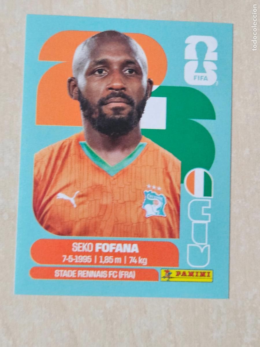 Cromos de f&uacute;tbol: CROMO CIV11 CIV 11 FOFANA COSTA DE MARFIL - MUNDIAL FIFA WORLD CUP 2026 STICKER PANINI SIN PEGAR