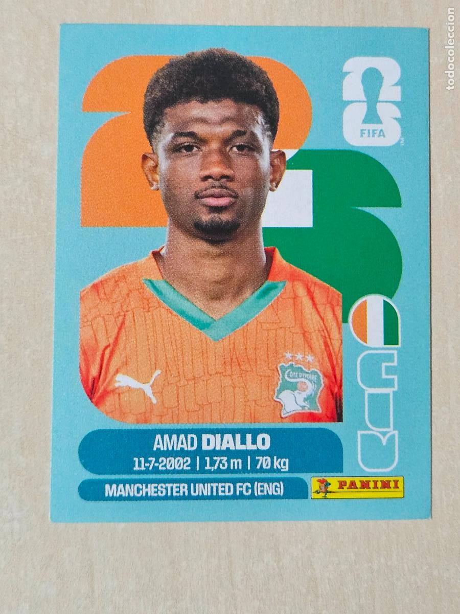 Cromos de f&uacute;tbol: CROMO CIV15 CIV 15 DIALLO COSTA DE MARFIL - MUNDIAL FIFA WORLD CUP 2026 STICKER PANINI SIN PEGAR