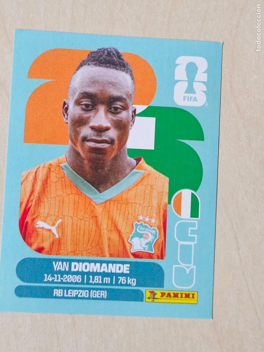 Cromos de f&uacute;tbol: CROMO CIV18 CIV 18 YAN DIOMANDE COSTA DE MARFIL MUNDIAL FIFA WORLD CUP 2026 STICKER PANINI SIN PEGAR