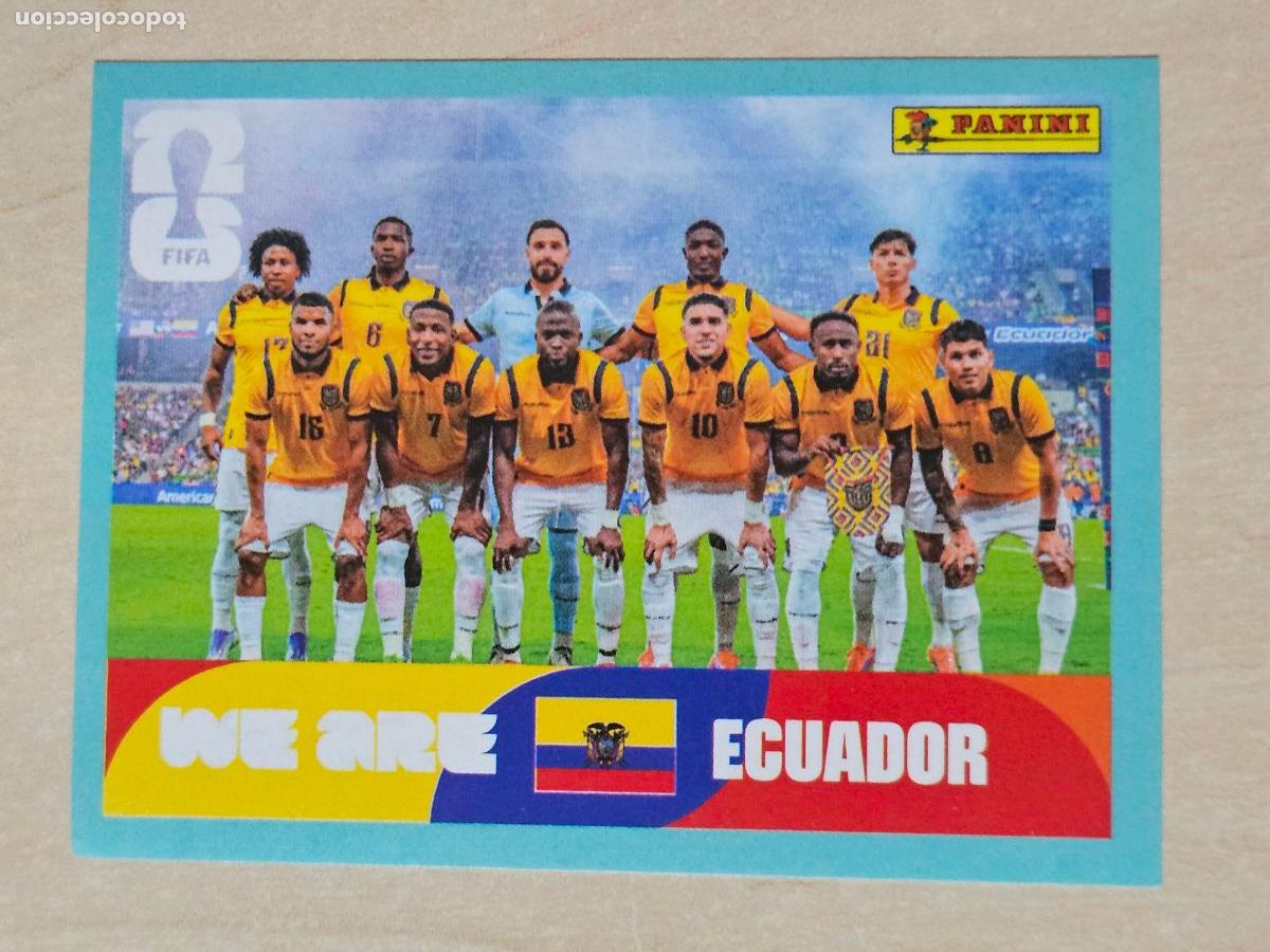 Cromos de f&uacute;tbol: CROMO ECU13 ECU 13 ALINEACION ECUADOR - MUNDIAL FIFA WORLD CUP 2026 STICKER PANINI SIN PEGAR