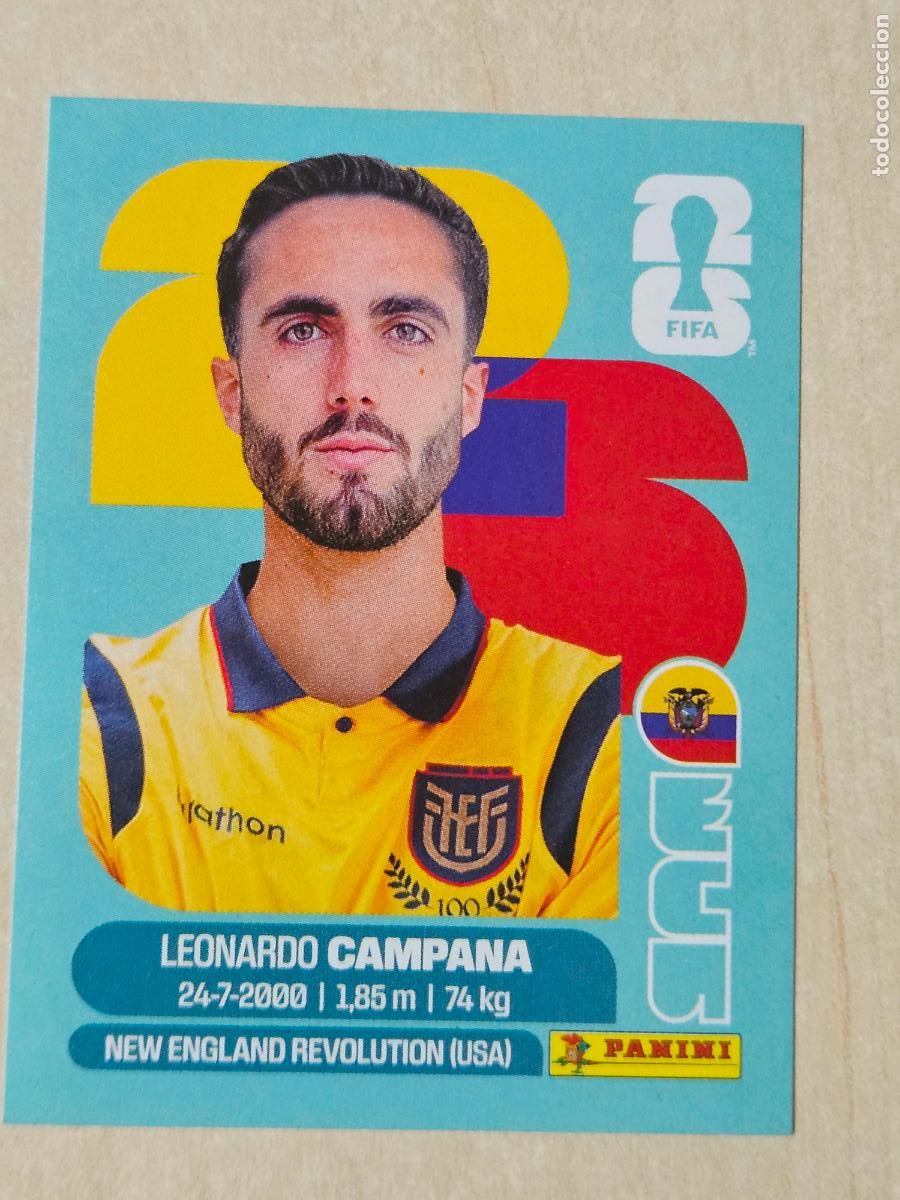 Fu&szlig;ball-Sticker: CROMO ECU15 ECU 15 CAMPANA ECUADOR - MUNDIAL FIFA WORLD CUP 2026 STICKER PANINI SIN PEGAR