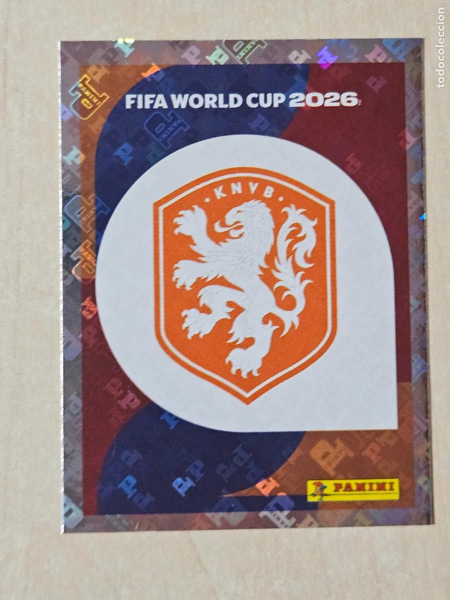 Cromos de Futebol: CROMO NED1 NED 1 ESCUDO PAISES BAJOS - MUNDIAL FIFA WORLD CUP 2026 STICKER PANINI SIN PEGAR