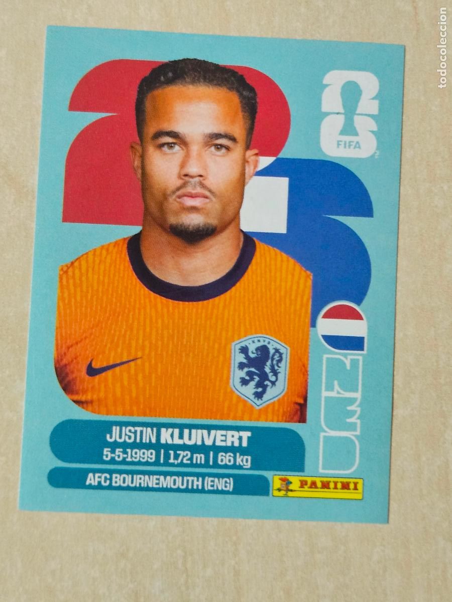 Cromos de f&uacute;tbol: CROMO NED16 NED 16 KLUIVERT PAISES BAJOS - MUNDIAL FIFA WORLD CUP 2026 STICKER PANINI SIN PEGAR