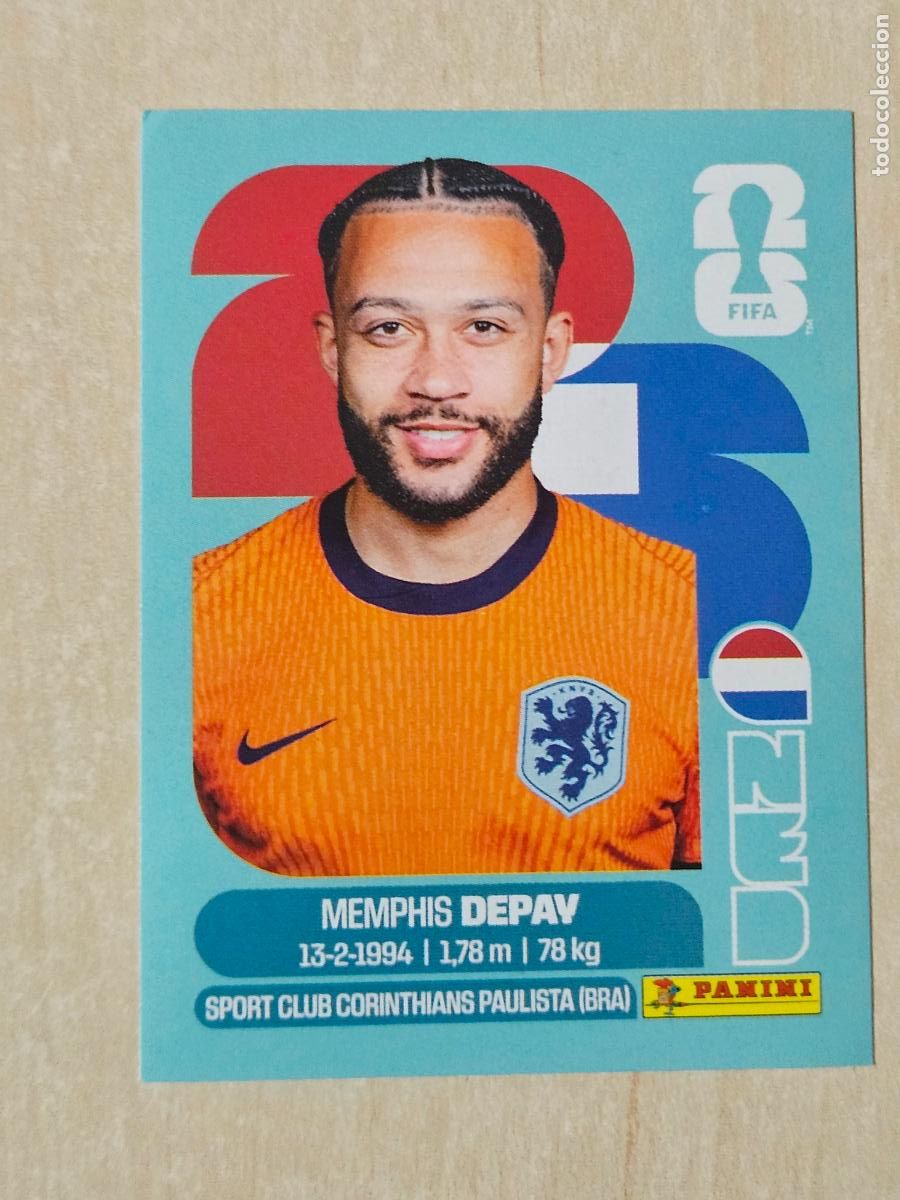 Cromos de f&uacute;tbol: CROMO NED17 NED 17 MEMPHIS DEPAY PAISES BAJOS - MUNDIAL FIFA WORLD CUP 2026 STICKER PANINI SIN PEGAR