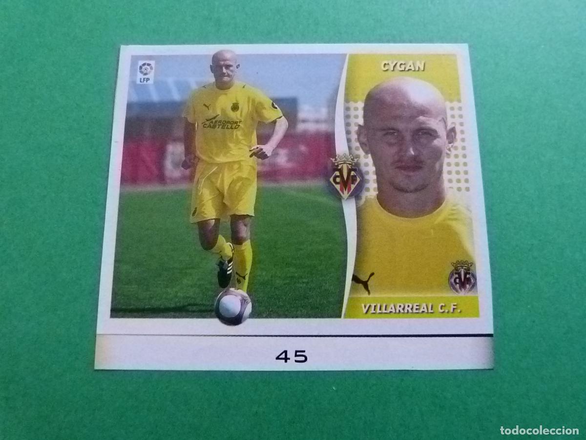 Cromos de f&uacute;tbol: CROMO FUTBOL CYGAN VILLARREAL C.F. RECORTADO FICHAJE N&ordm; 45 LIGA ESTE 2006-2007/06-07