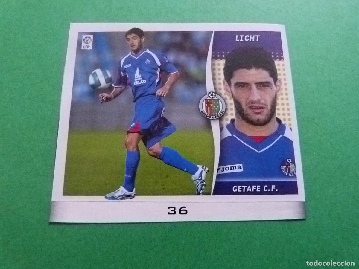 Figurine di Calcio: CROMO FUTBOL LICHT GETAFE C.F. RECORTADO FICHAJE N&ordm; 36 LIGA ESTE 2006-2007/06-07