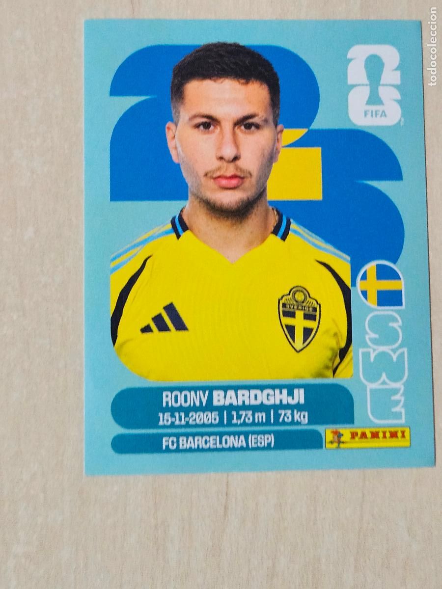 Figurine di Calcio: CROMO SWE16 SWE 16 BARDGHJI SUECIA - MUNDIAL FIFA WORLD CUP 2026 STICKER PANINI SIN PEGAR