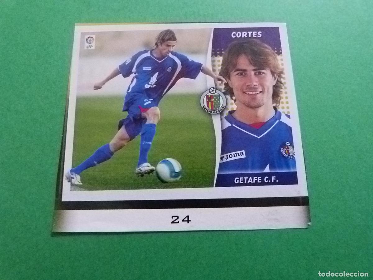 Figurine di Calcio: CROMO FUTBOL CORTES GETAFE C.F. RECORTADO FICHAJE N&ordm; 24 LIGA ESTE 2006-2007/06-07