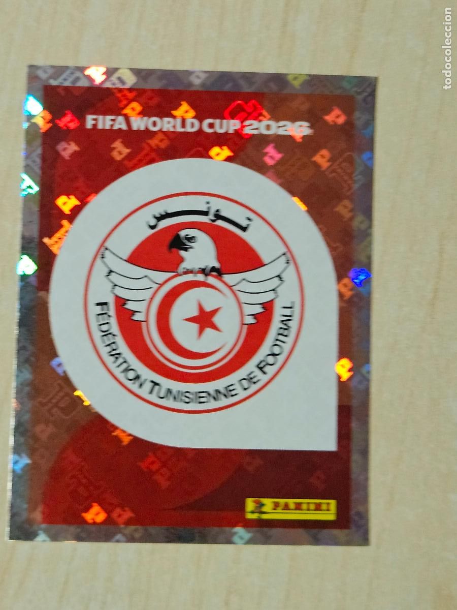 Figurine di Calcio: CROMO TUN1 TUN 1 ESCUDO TUNEZ - MUNDIAL FIFA WORLD CUP 2026 STICKER PANINI SIN PEGAR