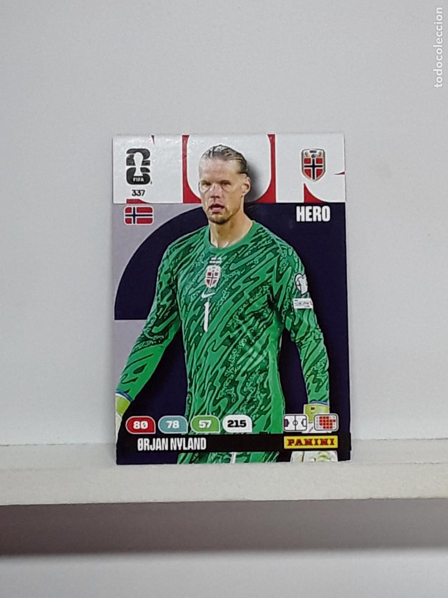 Cromos de f&uacute;tbol: ADRENALYN MUNDIAL 2026 WORLD CUP 26 ALBUM PANINI N 337 NORUEGA NORWAY BRJAN NYLAND