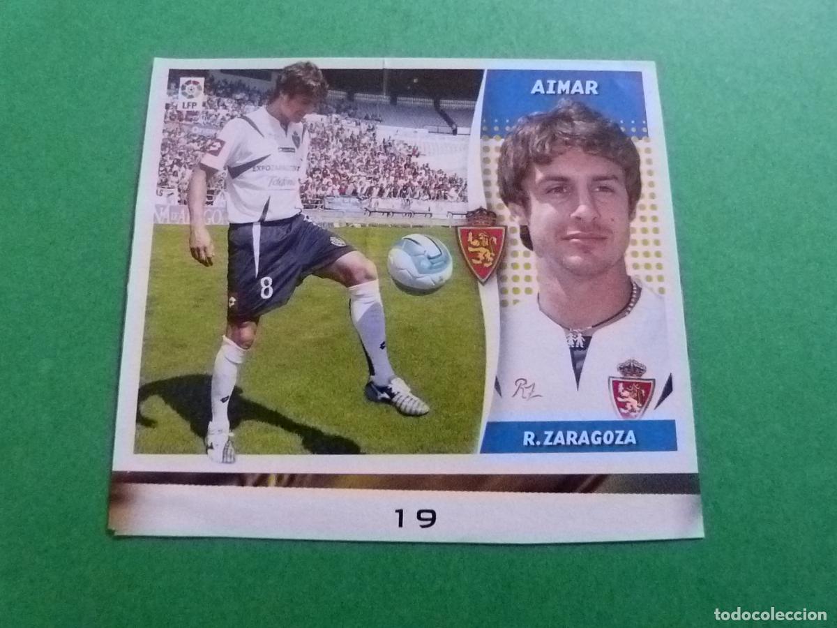 Cromos de f&uacute;tbol: CROMO FUTBOL AIMAR REAL ZARAGOZA RECORTADO FICHAJE N&ordm; 19 LIGA ESTE 2006-2007/06-07