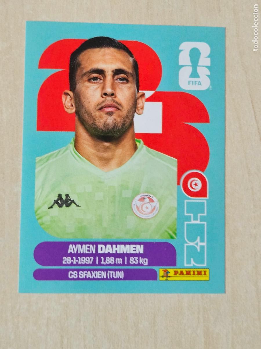 Cromos de f&uacute;tbol: CROMO TUN3 TUN 3 AYMEN DAHMEN TUNEZ - MUNDIAL FIFA WORLD CUP 2026 STICKER PANINI SIN PEGAR