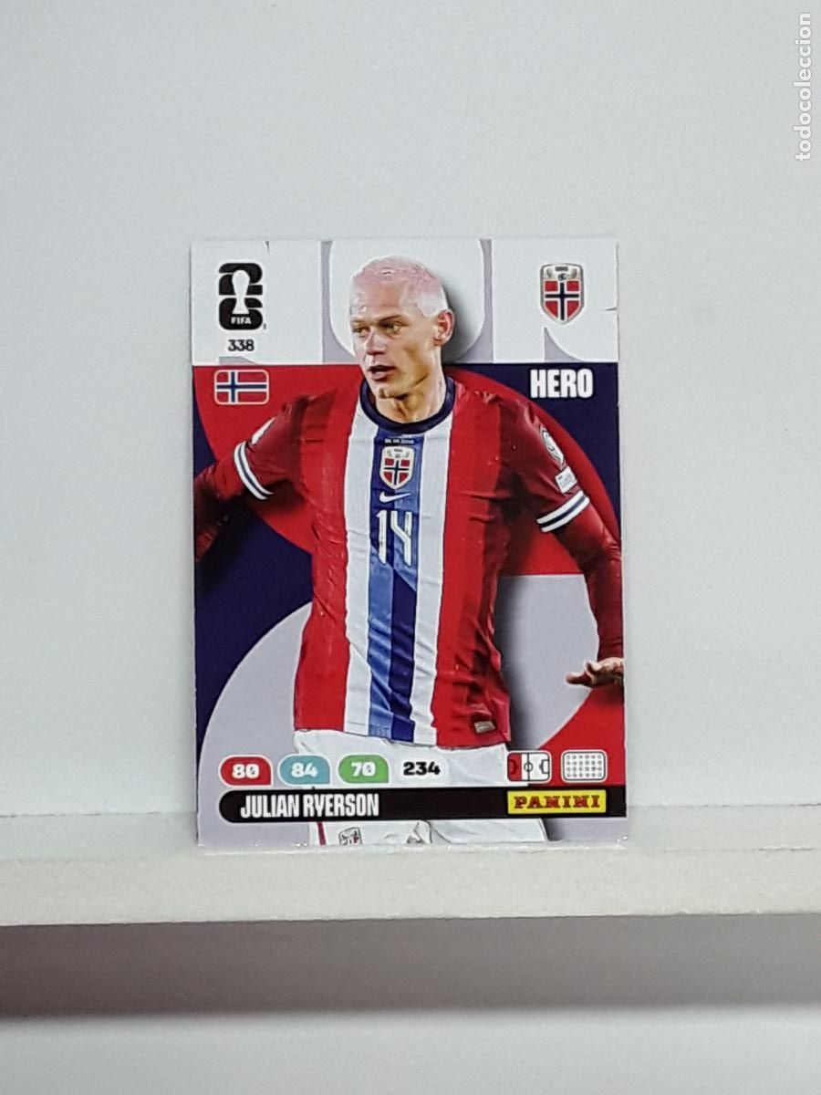 Fu&szlig;ball-Sticker: ADRENALYN MUNDIAL 2026 WORLD CUP 26 ALBUM PANINI N 338 NORUEGA NORWAY JULIAN RYERSON