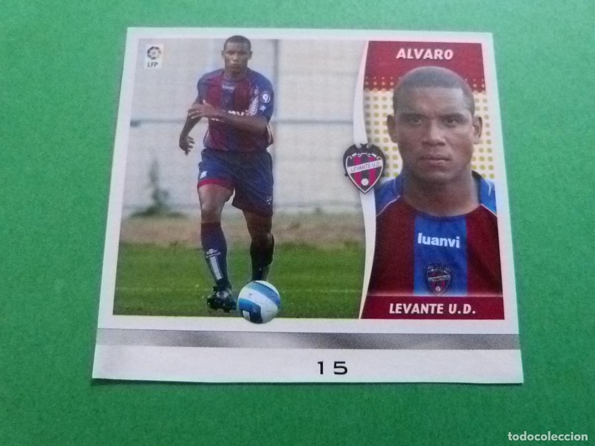 Cromos de f&uacute;tbol: CROMO FUTBOL ALVARO LEVANTE U.D. RECORTADO FICHAJE N&ordm; 15 LIGA ESTE 2006-2007/06-07
