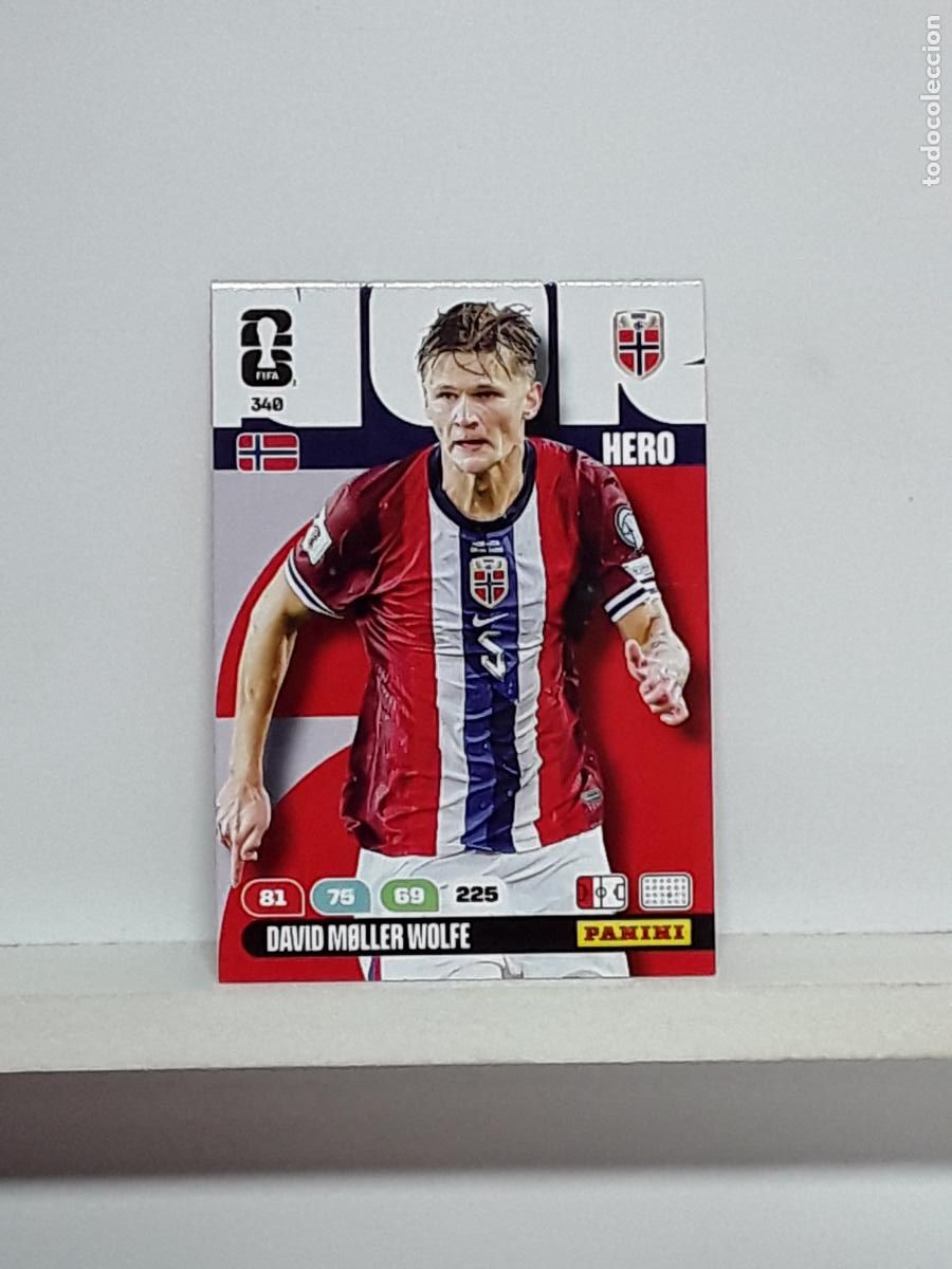 Cromos de f&uacute;tbol: ADRENALYN MUNDIAL 2026 WORLD CUP 26 ALBUM PANINI N 340 NORUEGA NORWAY DAVID MOLLER WOLFE