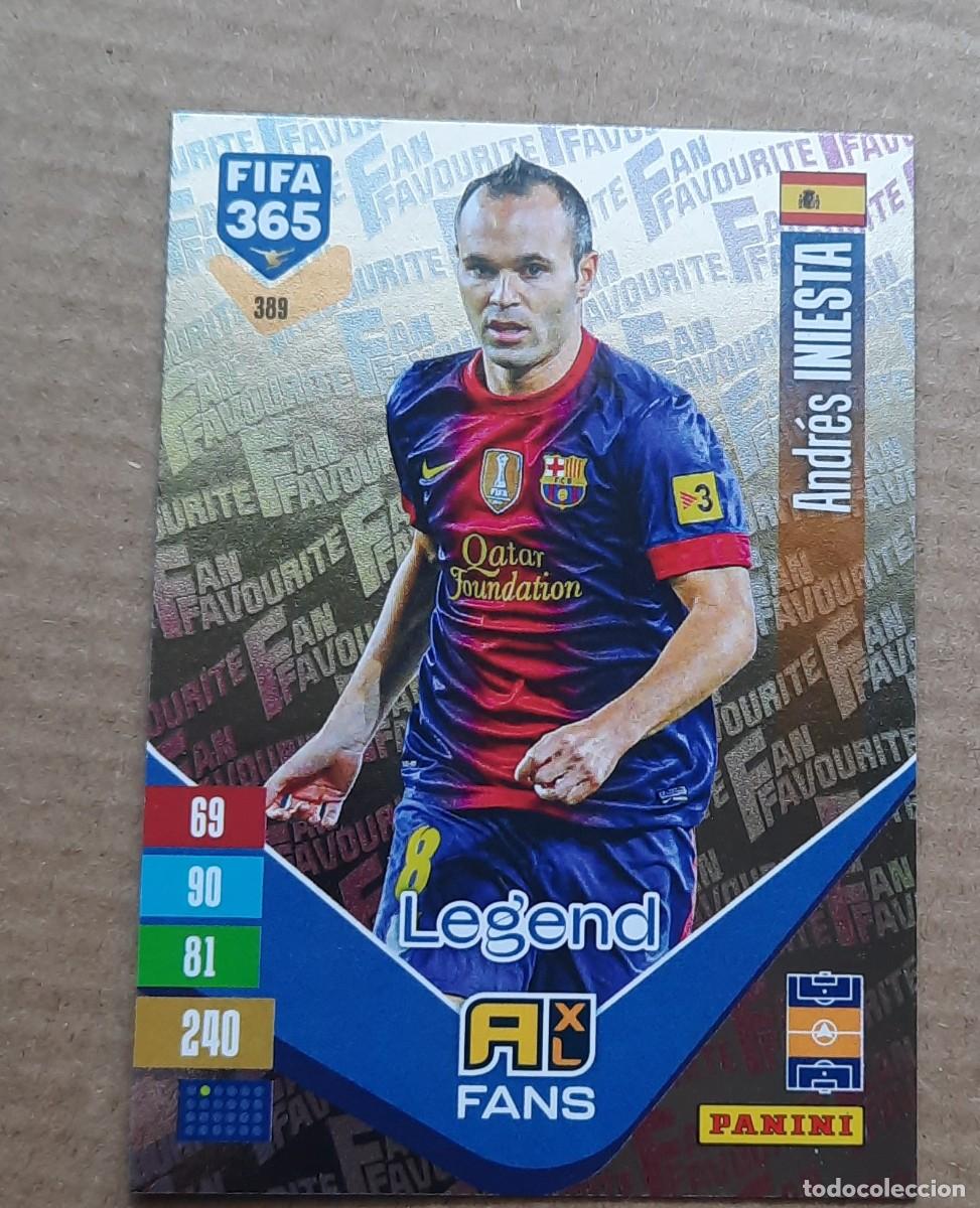 Cromos de f&uacute;tbol: Andr&eacute;s Iniesta Legend Espa&ntilde;a, Fifa 365 2027