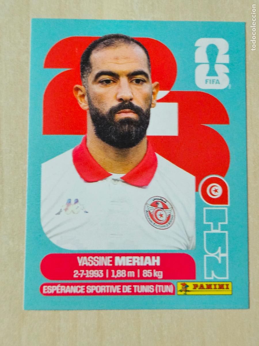 Cromos de f&uacute;tbol: CROMO TUN6 TUN 6 YASSINE MERIAH TUNEZ - MUNDIAL FIFA WORLD CUP 2026 STICKER PANINI SIN PEGAR