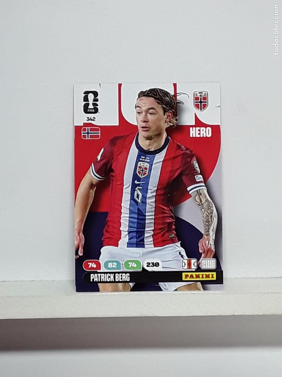 Cromos de f&uacute;tbol: ADRENALYN MUNDIAL 2026 WORLD CUP 26 ALBUM PANINI N 342 NORUEGA NORWAY PATRICK BERG